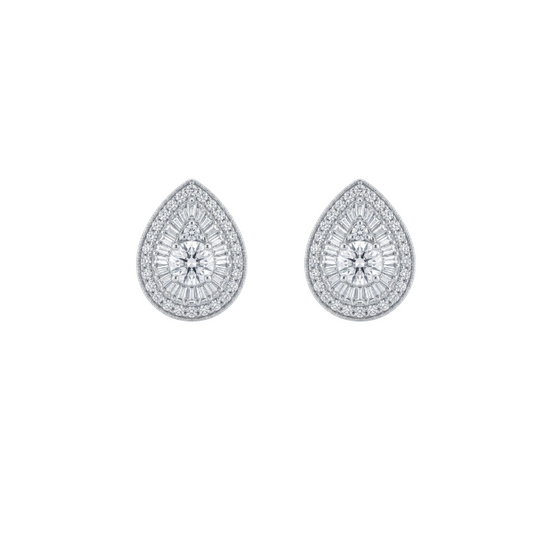Aretes de diamantes