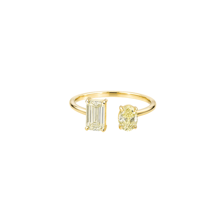 Anillo Diamantes Fancy Yellow