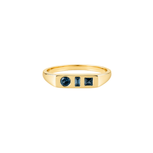 Anillo Zafiro Azul