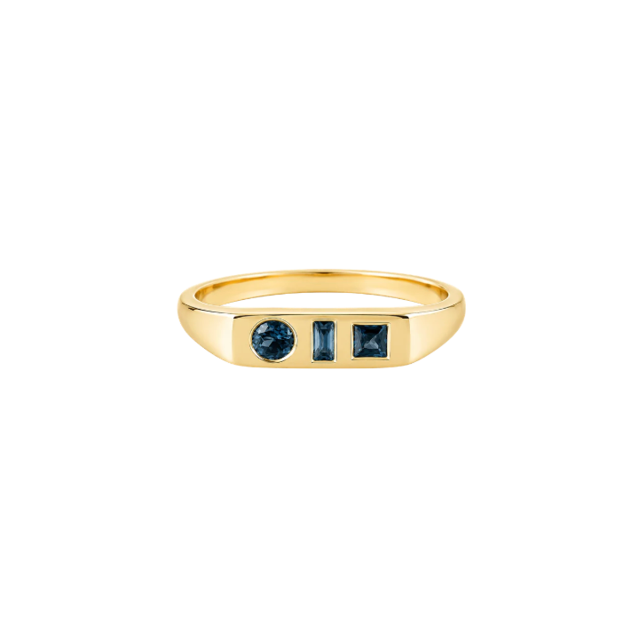 Anillo Zafiro Azul
