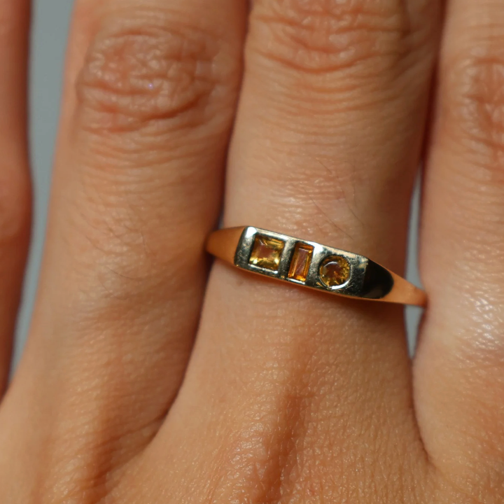 Anillo Citrino