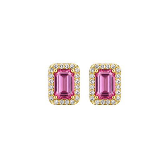 Aretes Zafiro Diamantes