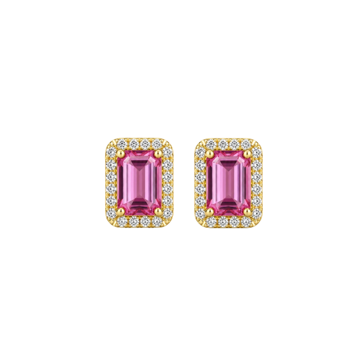 Aretes Zafiro Diamantes