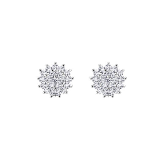 Emerald and Diamond Toi et Moi Earrings