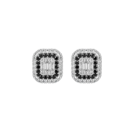 Emerald and Diamond Toi et Moi Earrings