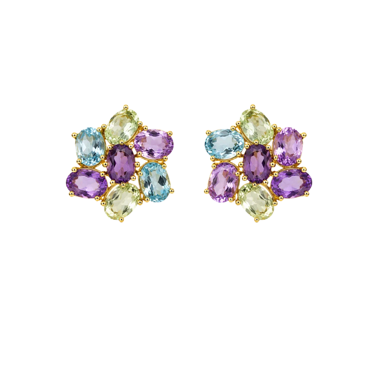 Aretes Amatistas