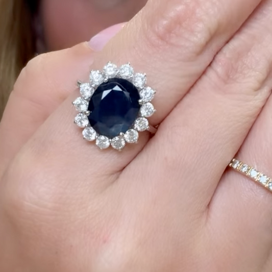Anillo de Zafiro Lady di
