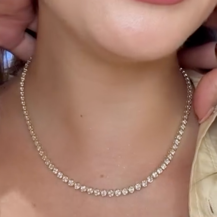 Tennis Necklace 13.58ct