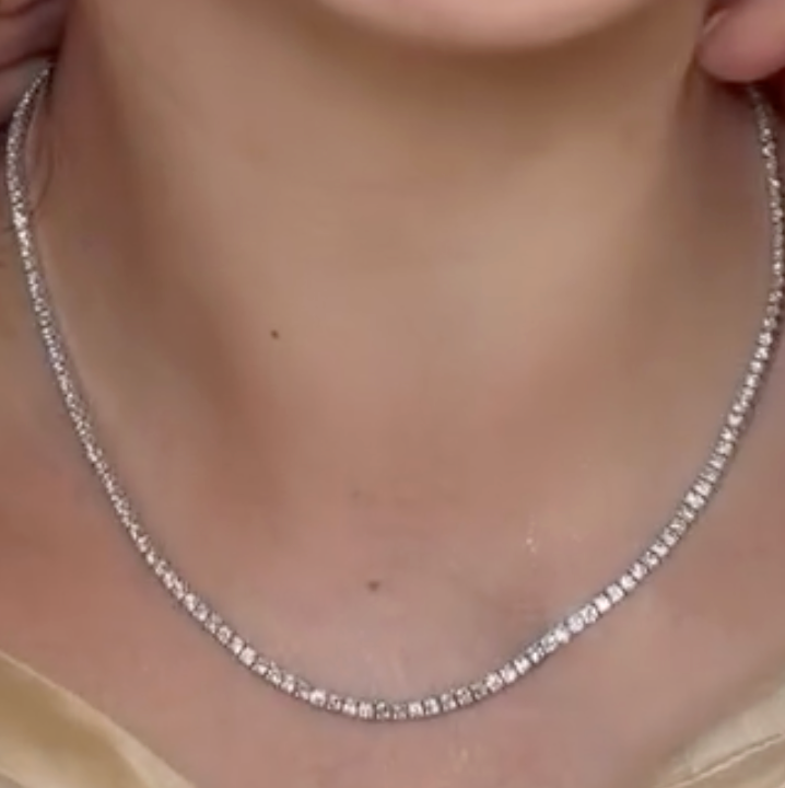 Tennis Necklaces 7.5ct LAB