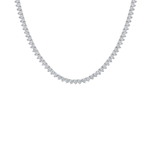 Tennis Necklaces 9.93ct LAB