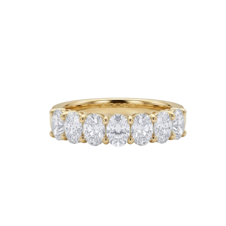 Churumbela con diamantes ovalados