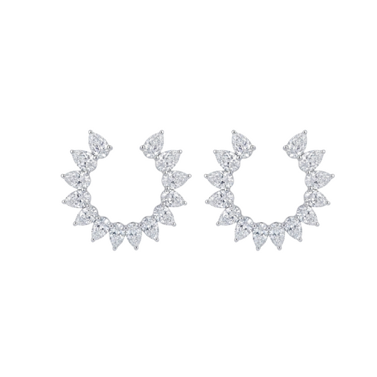 Aretes de diamantes