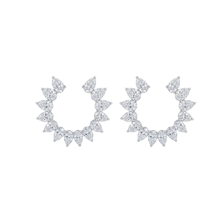 Aretes de diamantes