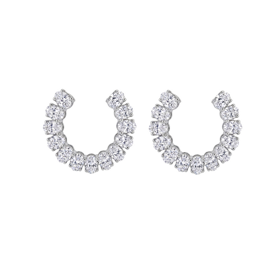 Aretes de diamantes