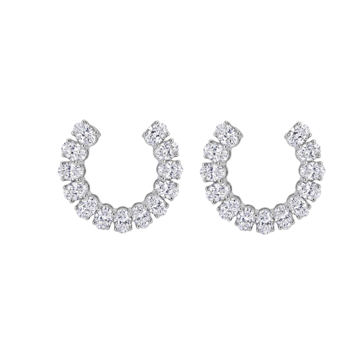 Aretes de diamantes