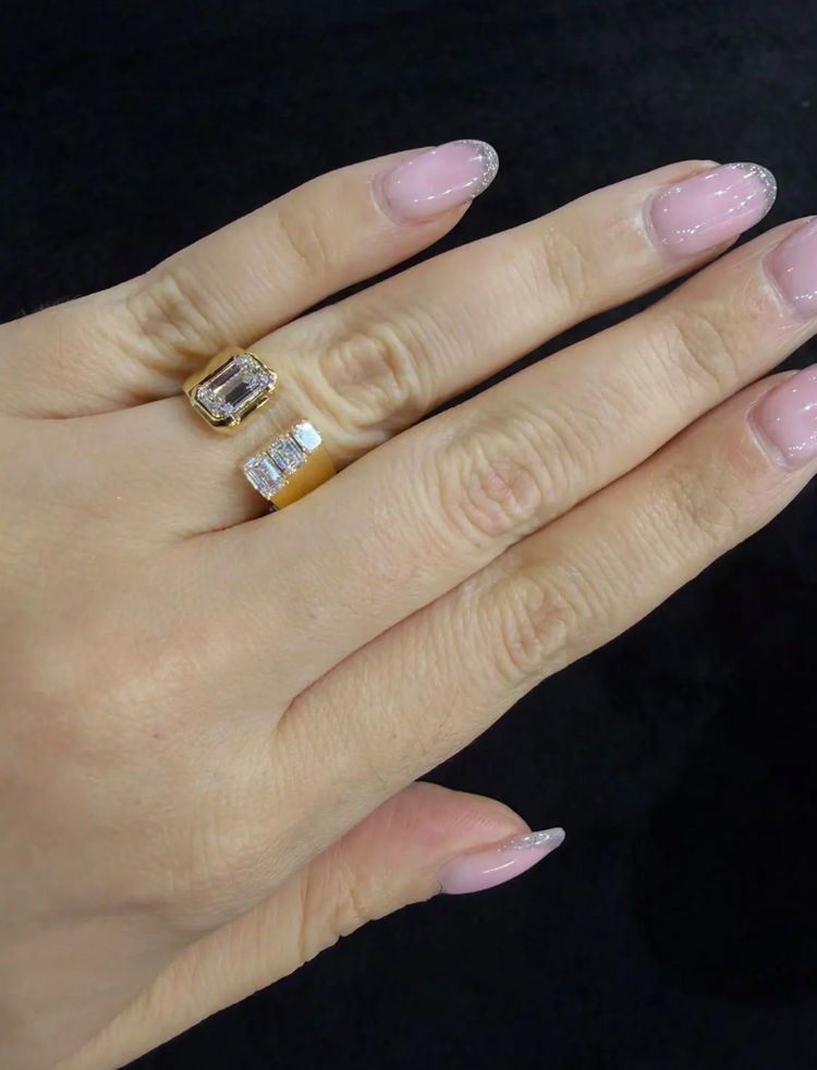 Anillo Chunky Diamantes