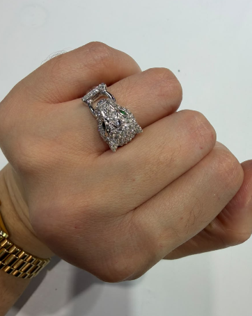 Anillo Esmeralda Diamantes