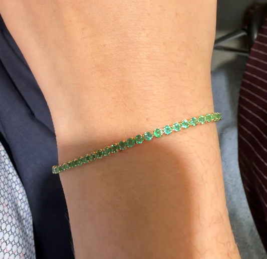 pulsera esmeraldas
