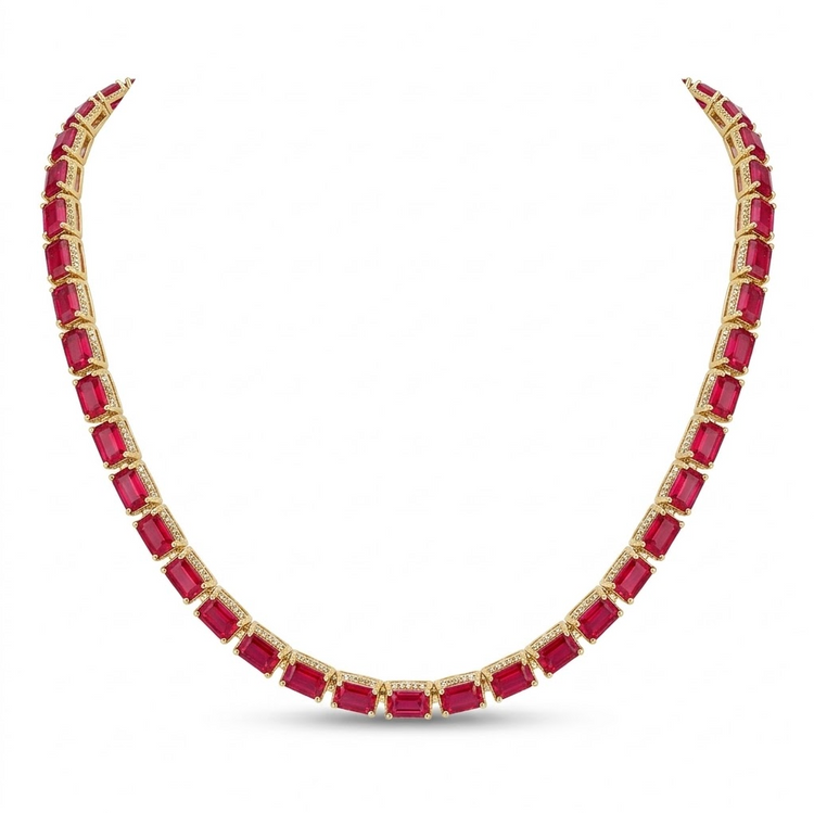 Collar Rubíes