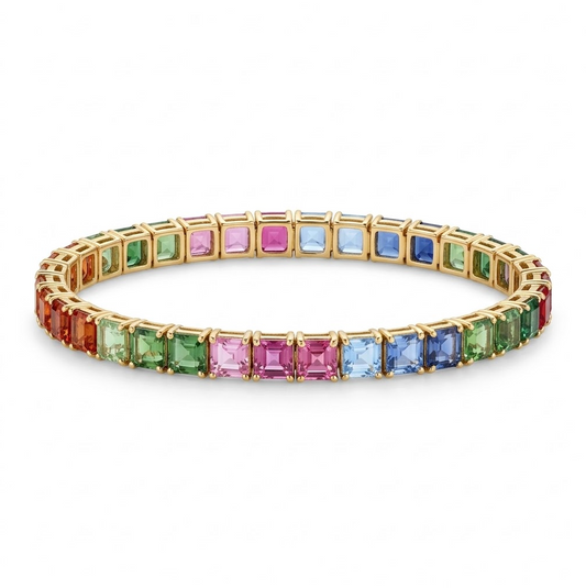 Pulsera Zafiros Rainbow