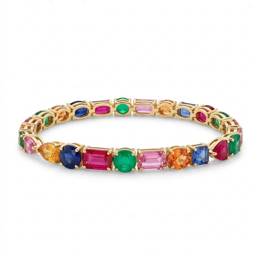 PULSERA RAINBOW SAPPHIRE