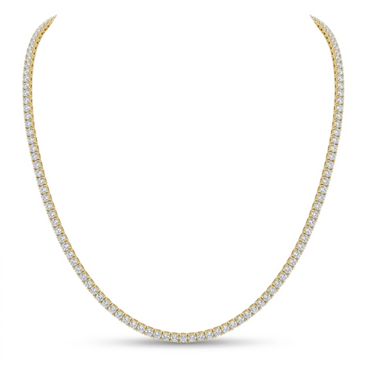 Tennis necklace 7ctw