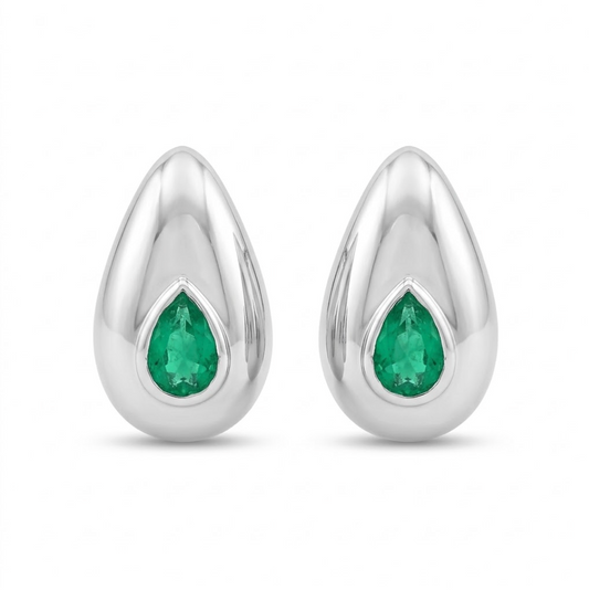 Aretes Drop Esmeralda