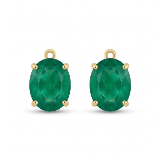 aretes esmeralda