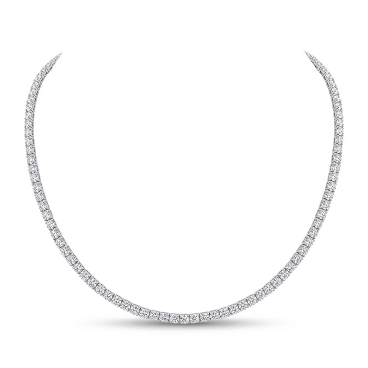 Tennis necklace 33ctw