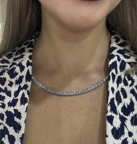 Tennis necklace 33ctw