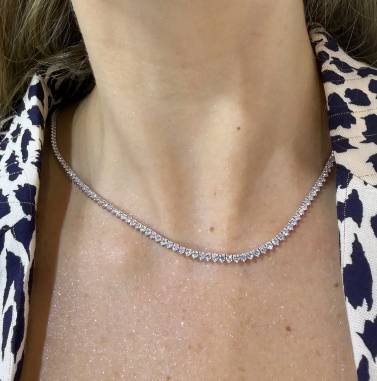 Collar diamantes 10ctw