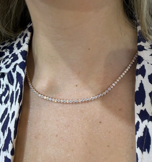 Collar buttercup diamantes 7ctw