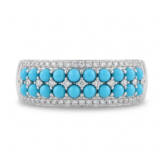 Anillo turquesas
