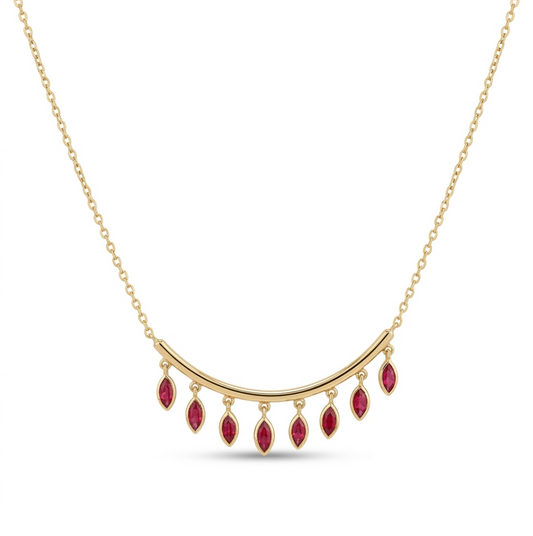 Collar Rubíes