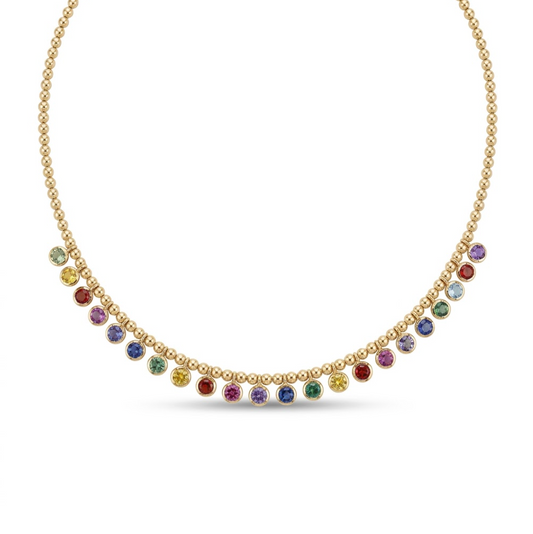 Collar Zafiros Rainbow