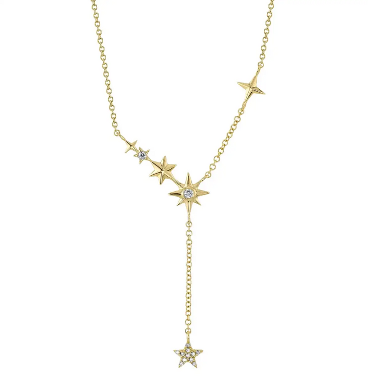 Collar estrellas drop