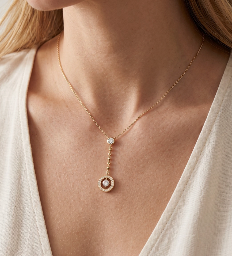 Collar diamantes