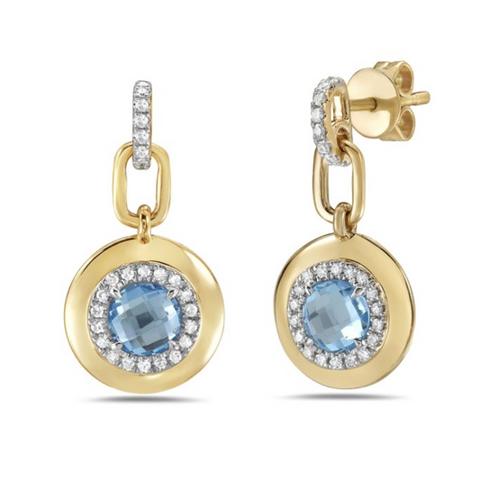 Aretes topacio