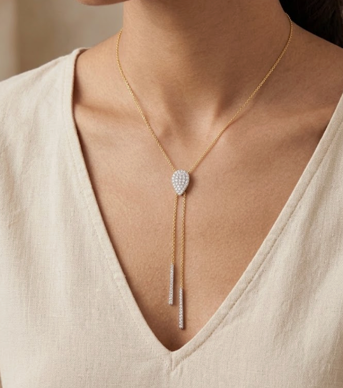 collar diamantes