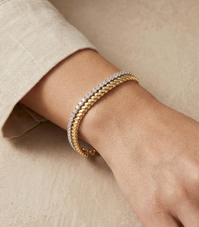 pulsera diamantes