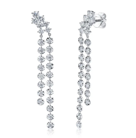 Anillos diamantes colgantes