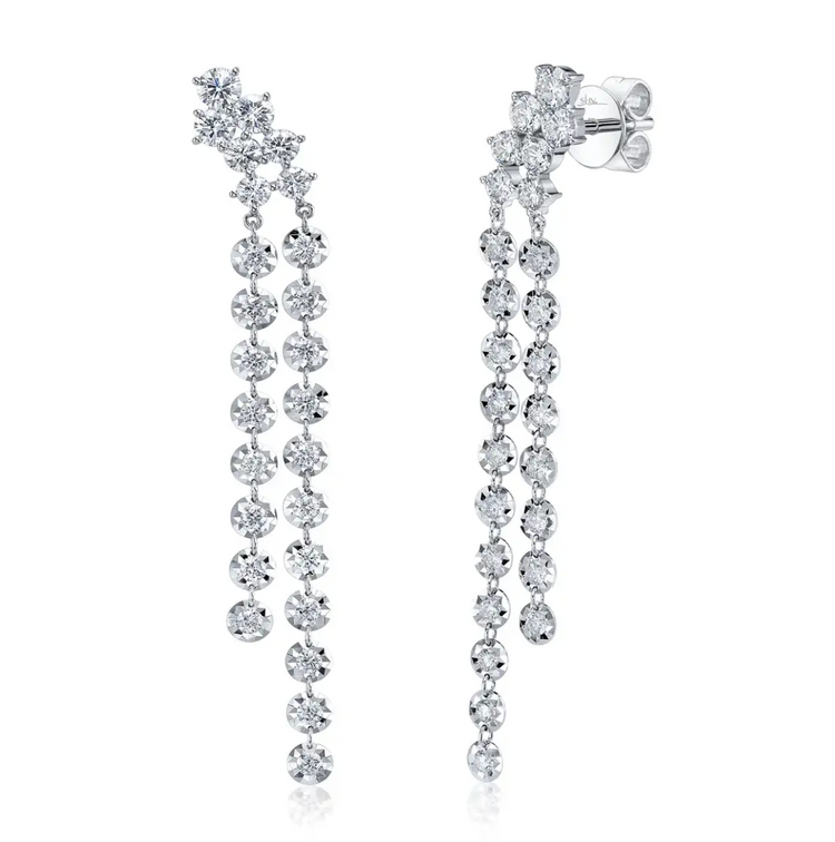 Anillos diamantes colgantes