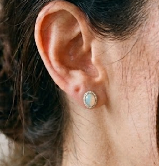 Aretes Opalo oval