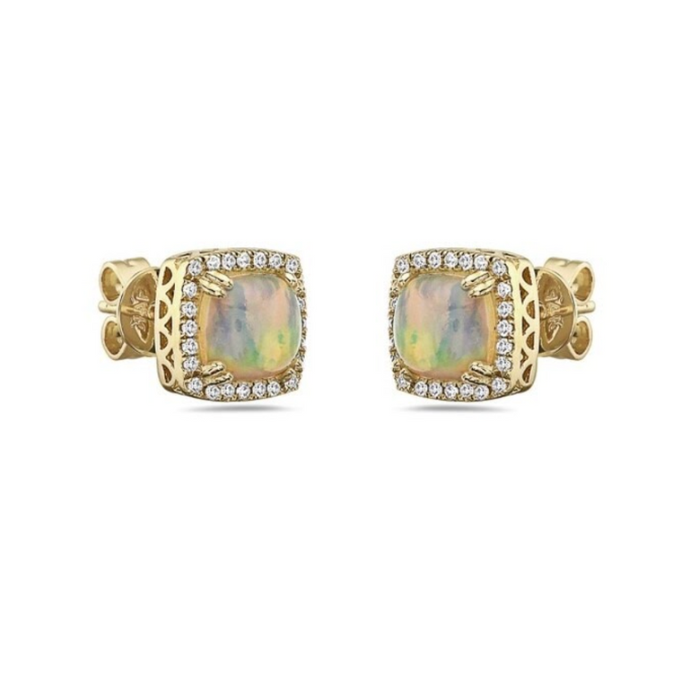 Aretes opalo