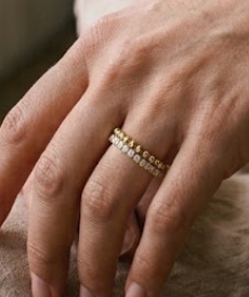 Anillo diamantes
