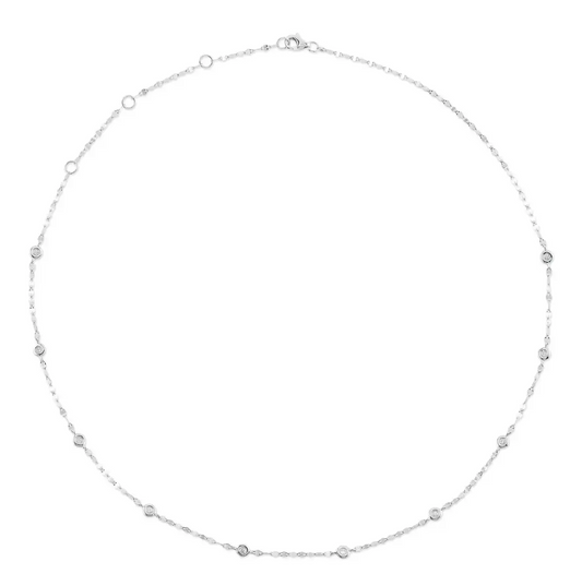 Collar diamantes