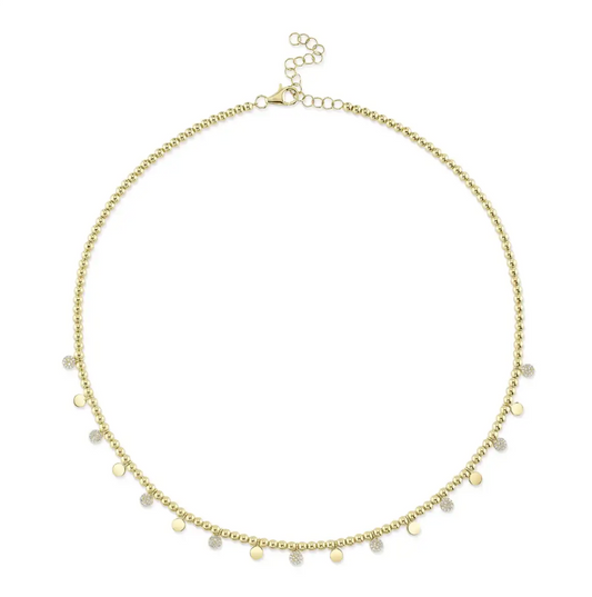 Collar diamantes