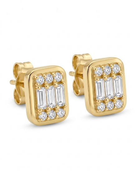 Aretes Diamantes