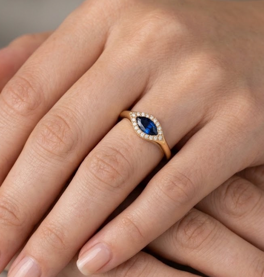 Anillo zafiro
