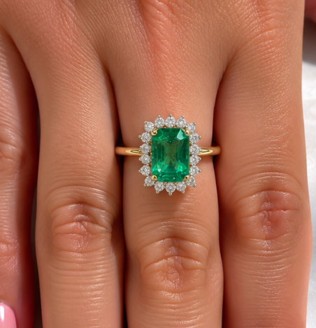 Anillo esmeralda